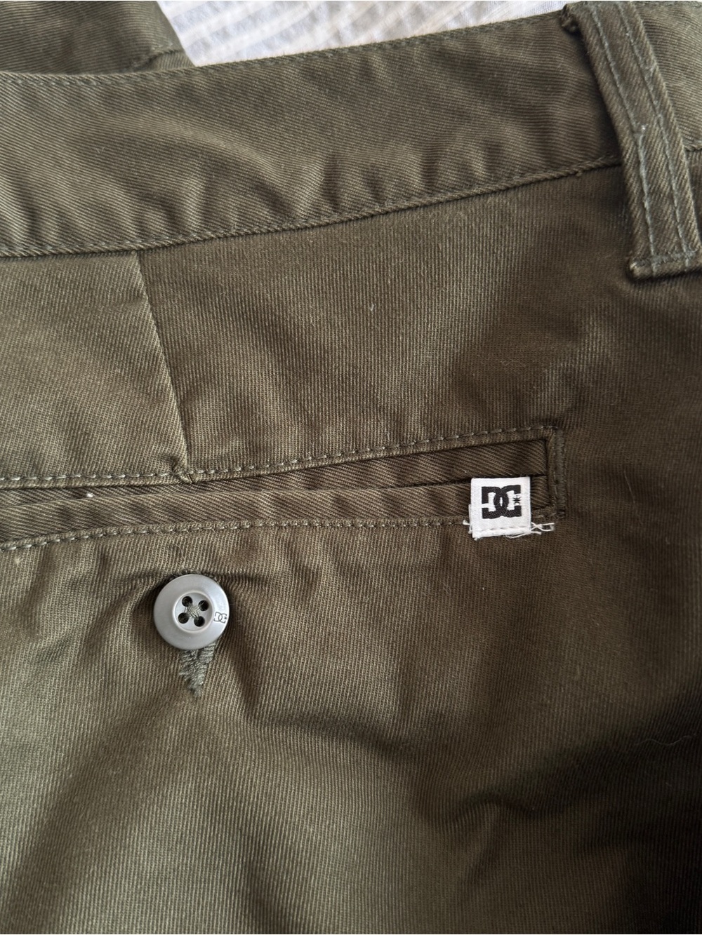DC Olive Green Straight Fit Pants